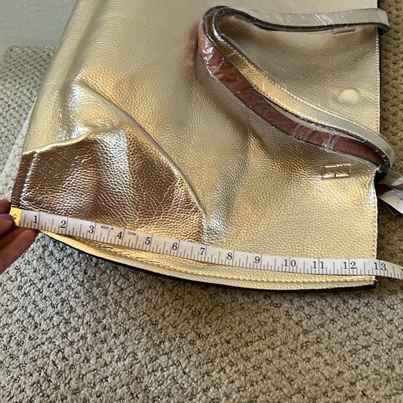 Reversible Tote Bag - Gold/Cognac - Picture 5 of 5